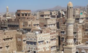 The Old City of Sana'a in Yemen.