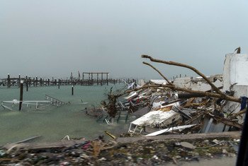 Marsh Harbor in the Bahamas was devastated by Hurricane Dorian in September 2019.
