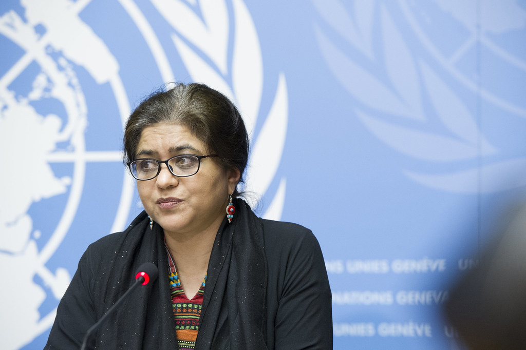 Sara Hossain, Présidente de la mission internationale indépendante d'établissement des faits sur la République islamique d'Iran, mandatée par le Conseil des droits de l'homme des Nations Unies.