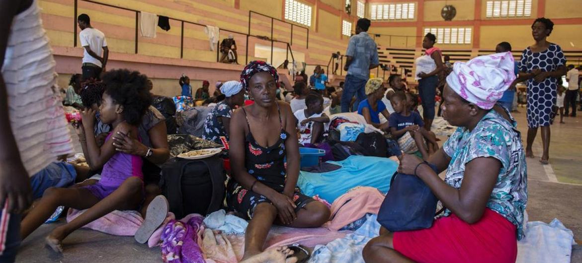 Gang violence in Haiti’s capital, Port-au-Prince, forced nearly 8,500 women and children to flee their homes in just two weeks. (file)