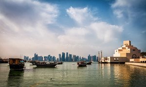 Doha, the capital of Qatar.