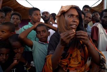 السيدة نضال (35 عاما) اضطرت إلى النزوح من ولاية الجزيرة، في السودان، بسبب تصاعد أعمال العنف.