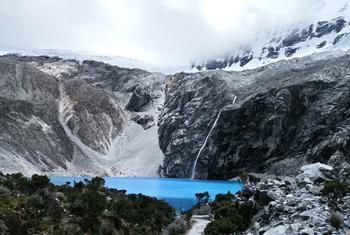 Paisagem da Laguna 69, Cordilheira Branca, Peru.