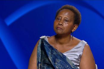Immaculée Songa, survivante du génocide contre les Tutsis au Rwanda en 1994,