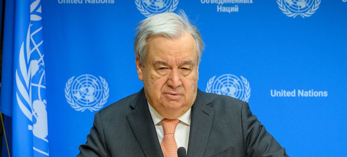 O chefe da ONU,  António Guterres , afirmou que “nenhum lugar e ninguém está seguro” em Gaza