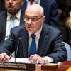 Vladimir Voronkov, UN Under-Secretary-General for Counter-Terrorism, speaks at the Security Council meeting on threats to international peace and security.