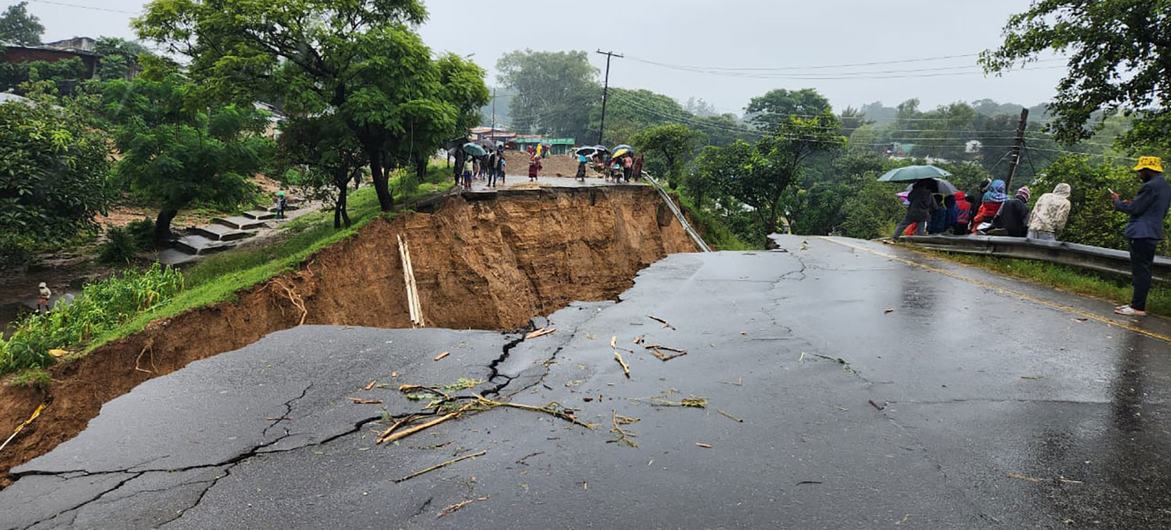 Cyclone Freddy has caused significant damage to roads and infrastructure in Malawi.