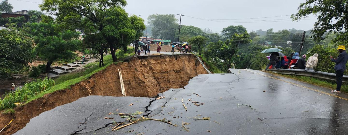Le cyclone Freddy a causé d'importants dégâts aux routes et aux infrastructures au Malawi.