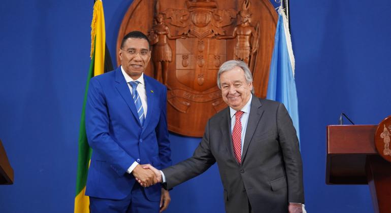 Jamaika’da Guterres dayanışma sözü verdi ve kalkınmanın önündeki “ahlaki, güç ve pratik” engelleri sıraladı

 Nguncel.com