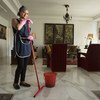 As trabalhadoras domésticas lutam pelo reconhecimento como prestadores de serviços essenciais