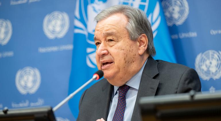 Secretário-geral, António Guterres
