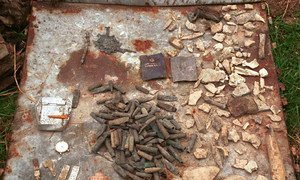 Items recovered in a warehouse in the former Yugoslavia where men and boys were held, were used as evidence in trials at the ICTY.