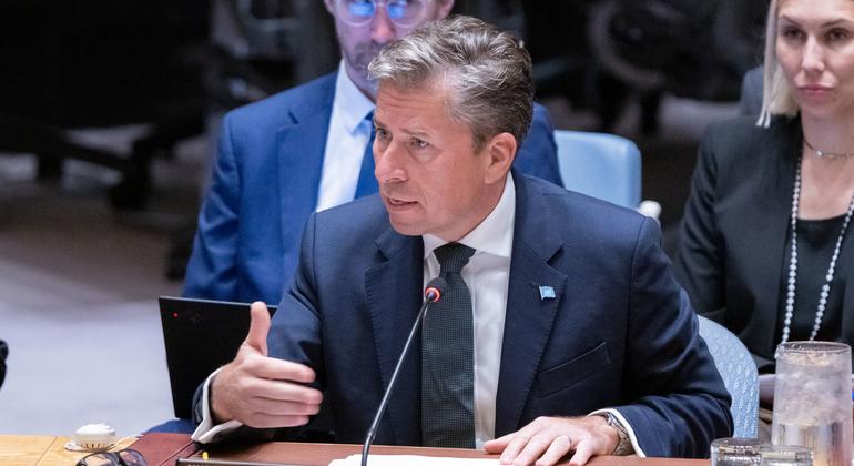 Tom Fletcher, Secretario General Adjunto de Asuntos Humanitarios y Coordinador del Socorro de Emergencia, informa al Consejo de Seguridad sobre la situación en Yemen.