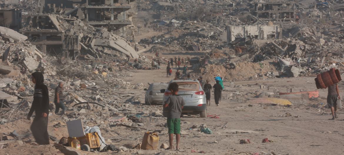 Cidade de Gaza, outubro de 2025.