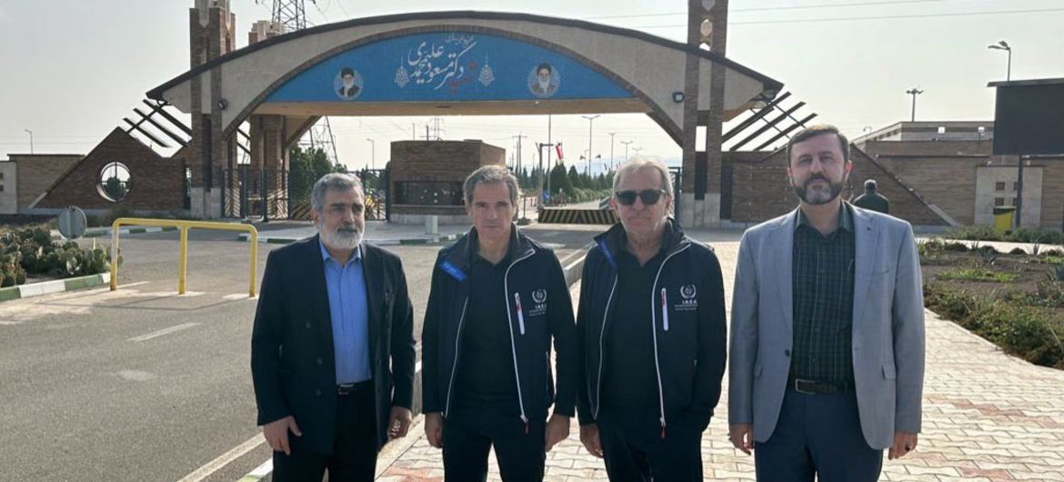 As part of his two -day visit to Iran, the general director of the IAEA, Rafael Mariano Gossi, visited the enrichment sites of Natanz and Fordo. As part of his two -day visit to Iran, the general director of the IAEA, Rafael Mariano Gossi, visited the enrichment sites of Natanz and Fordo.