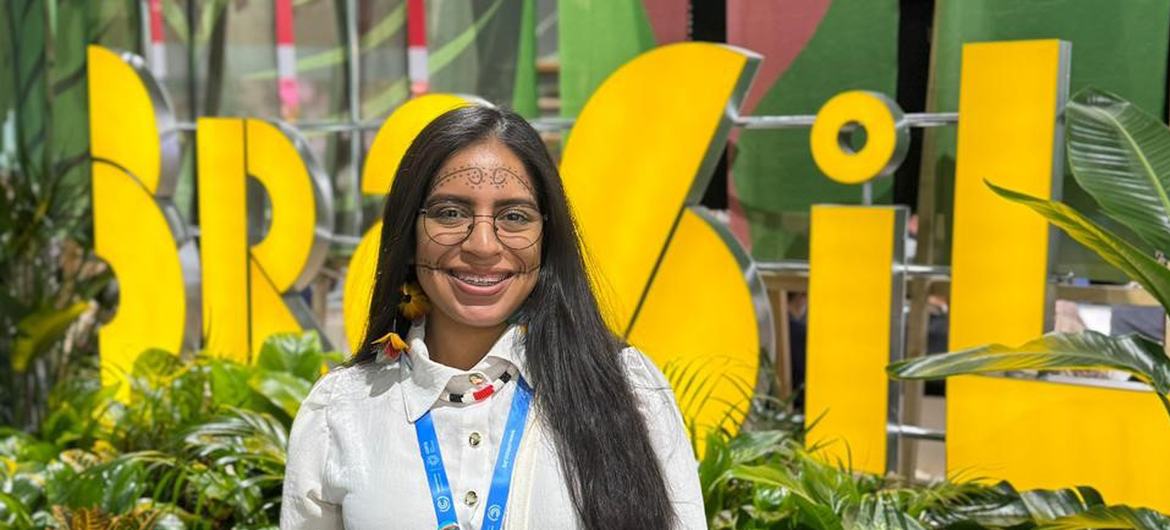 Rayane Xipaia foi Embaixadora Jovem do Clima em 2023 e é membro do Fórum Internacional dos Povos Indígenas sobre Mudanças Climáticas