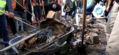 Volunteers, NGOs and the UN are involved in the 