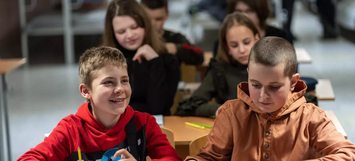 Classes in Kharkiv have become a lifeline for thousands of children and their families after over two years of devastating war.