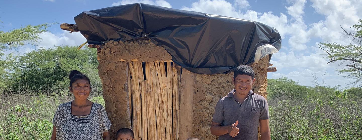 Fermín was the first person in his community to create a toilet, thanks to a campaign by UNICEF Colombia and the Baxter International Foundation.
