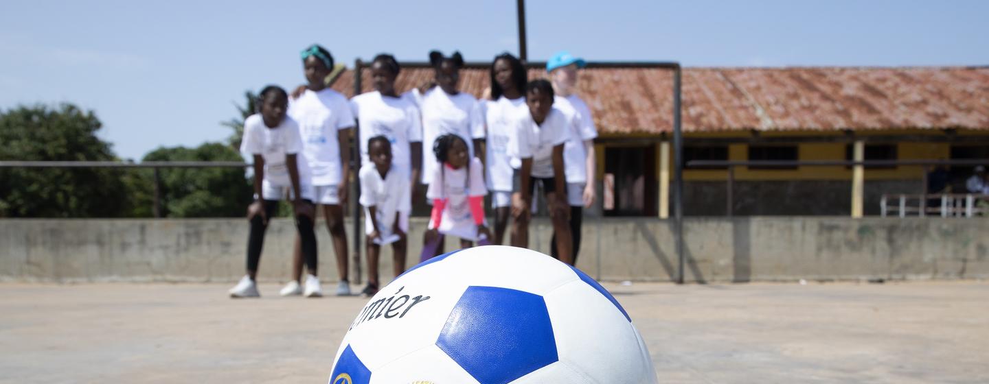 UNICEF organized an inclusive sports event in partnership with FAMOD, a civil society organization that works to support, coordinate and promote the human rights and well-being of people with disabilities in Mozambique.