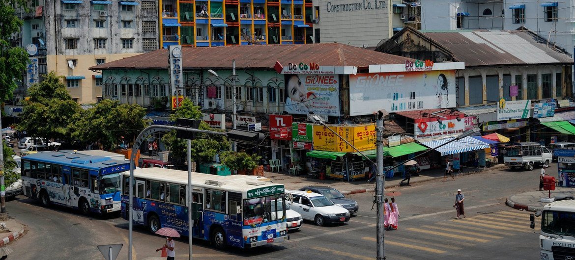 La ville de Yangon (photo d'archives).