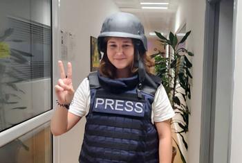 Christina Assi, reporter de guerre libanaise, a été blessée en octobre 2023 lors du conflit entre Israël et le Hezbollah.