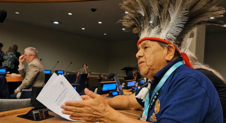Marcos Terena perdió a su familia en COVID y pide un pacto global basado en la dignidad, la vida y el respeto a la Tierra.
