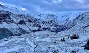 Glaciers in the high Himalayas feed major South Asian river systems, including the Indus, Ganges and Brahmaputra, supporting tens of millions lives and livelihoods downstream.