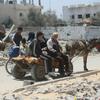 Mass displacement continues in Gaza amid ongoing Israeli bombardment.