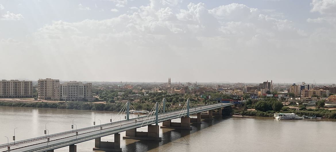 Une vue de Khartoum, capitale du Soudan.