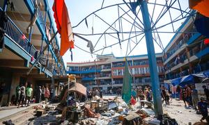 Schools-turned-shelters run by UNRWA, have suffered serious damage in strikes.