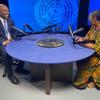 Gerald Geofrey Mweli, Katibu Mkuu kutoka wizara ya kilimo Jamhuri ya Muungano wa Tanzania akizungumza na Flora Nducha wa Idhaa ya Kiswahili ya Umoja wa Mataifa mjini New York Marekani.