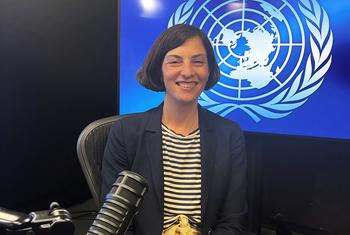 Lauren Phillips, Deputy-Director of FAO’s Rural Transformation and Gender Equality Division, in studio with UN News.