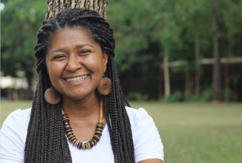 A advogada brasileira Vercilene Dias foi a primeira mulher quilombola a discursar em um Fórum Político de Alto Nível da ONU