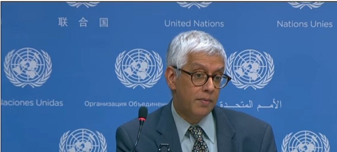 Farhan Haq, portavoz adjunto del Secretario General de la ONU.