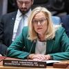 Sigrid Kaag, Senior Humanitarian and Reconstruction Coordinator for Gaza briefs the Security Council meeting on the situation in Gaza.