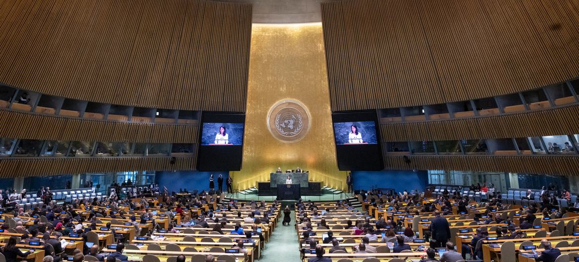 La première séance plénière de la 80e session de l'Assemblée générale des Nations Unies est ouverte.