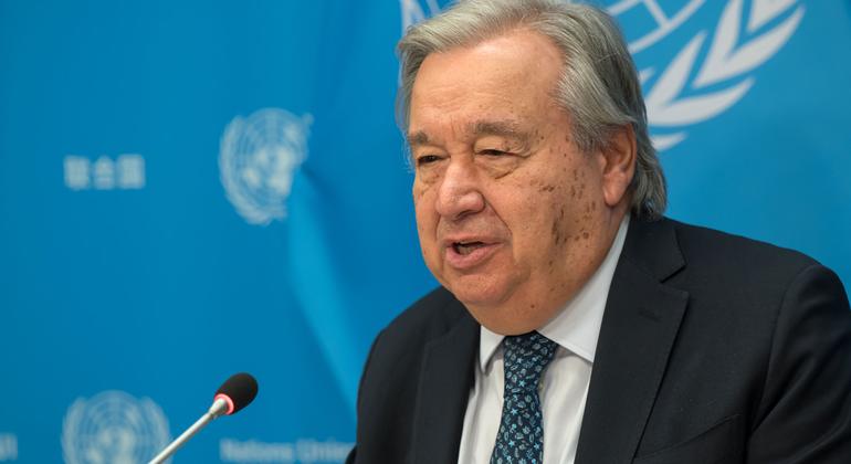Le Secrétaire général de l'ONU, António Guterres.