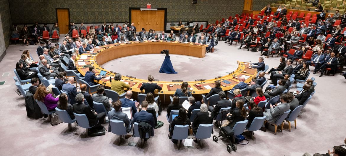 The Security Council meeting on the situation in Gaza.