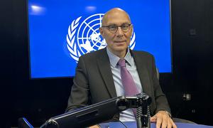 Volker Türk during an interview with the UN News.