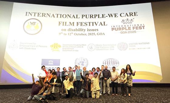 गोवा में अन्तरराष्ट्रीय पर्पल फ़ेस्ट 2025 के दौरान आयोजित “We Care” फ़िल्म महोत्सव में, विकलांग व्यक्तियों के जीवन और आकांक्षाओं की दिलचस्प कहानियाँ प्रस्तुत की गईं. गोवा में अन्तरराष्ट्रीय पर्पल फ़ेस्ट 2025 के दौरान आयोजित “We Care” फ़िल्म महोत्सव में, विकलांग व्यक्तियों के जीवन और आकांक्षाओं की दिलचस्प कहानियाँ प्रस्तुत की गईं.