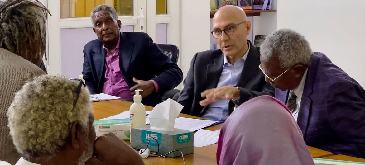 UN High Commissioner for Human Rights Volker Türk met with members of civil society in Khartoum during his official visit to Sudan in November 2022.