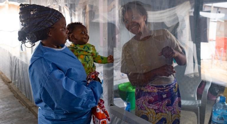 Центр лечения лихорадки Эбола в Бени, ДРК.