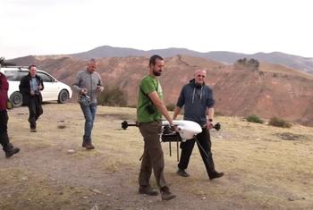 Для мониторинга состояния окружающей среды на бывших урановых объектах применяется гамма-спектрометрия с использованием беспилотных летательных аппаратов 