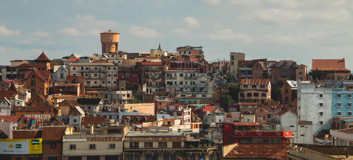 Antananarivo, capital of Madagascar.