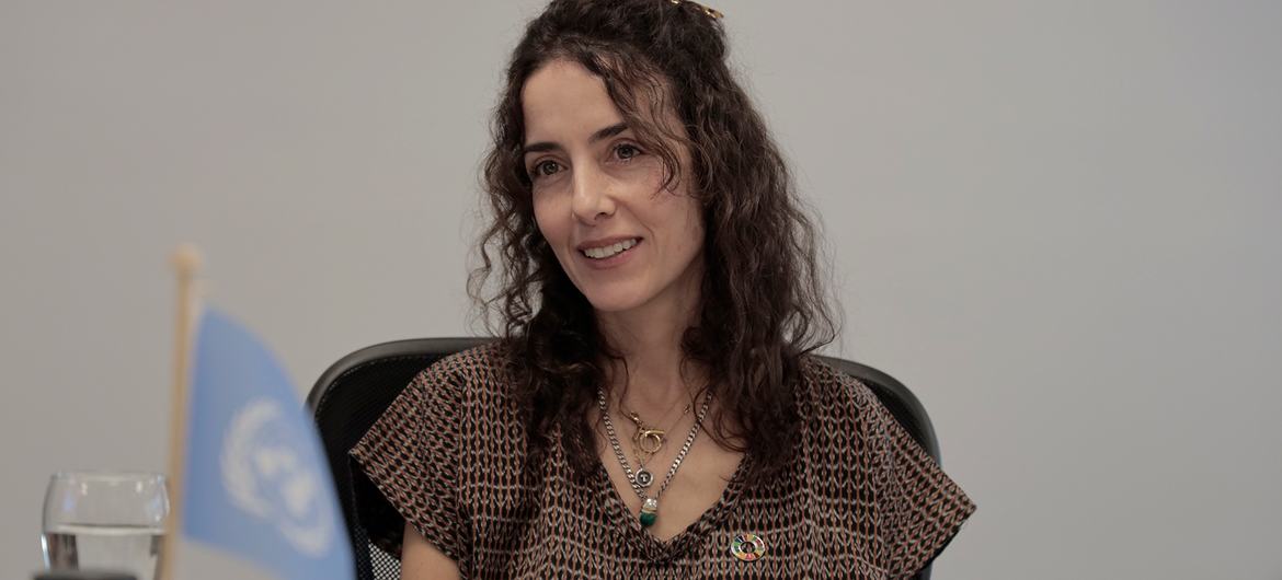 ecilia Suárez, actriz mexicana y embajadora mundial de la Iniciativa Spotlight.