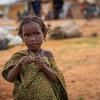 Дети в лагере для перемещенных лиц в Мали.