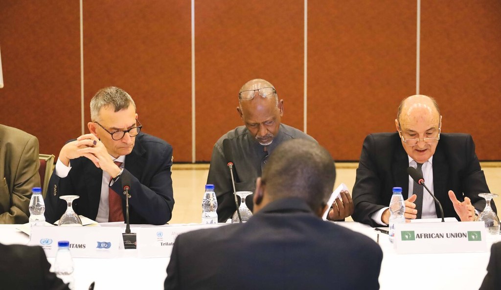 Des représentants du mécanisme trilatéral (UA-IGAD-ONU) discutent des développements au Soudan.