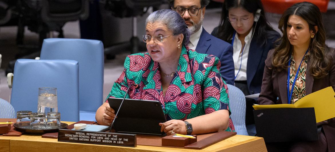 Специальный представитель Генерального секретаря по Ливии Ханна Тетте.