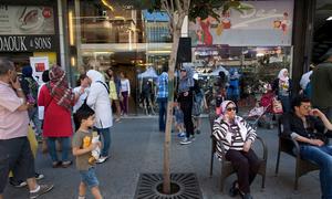 A shopping district in Beirut, Lebanon (file).